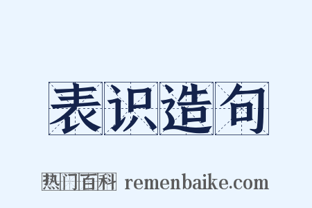 表识造句是什么意思的图片